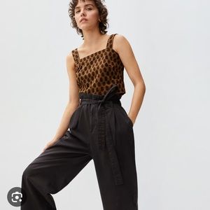 Everlane black paperbag waist pants
